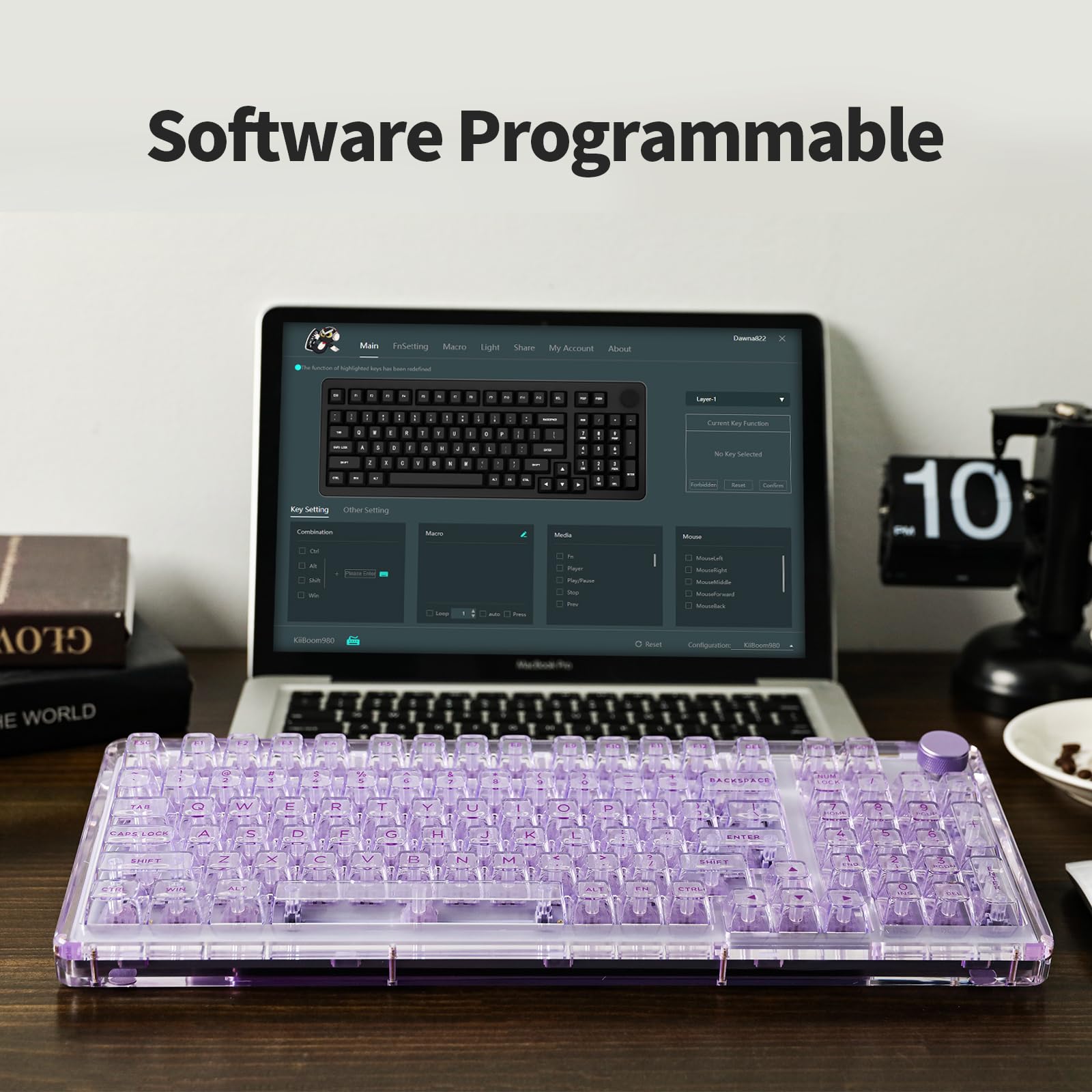 prince Phantom98 カーフスキンカスタマイズ Amazon | KiiBoom Phantom 98 ホットスワップ対応クリスタル